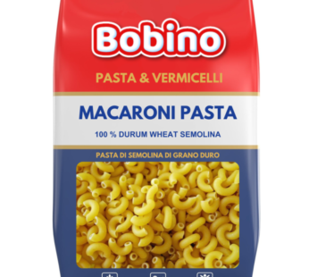 Bobino Elbows Pasta, 100% Durum Wheat, No Maida, Source of Protein & Fiber. (Copy)