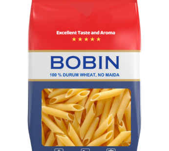 Bobin Penne Pasta, 100% Durum Wheat, No Maida, Source of Protein & Fiber.